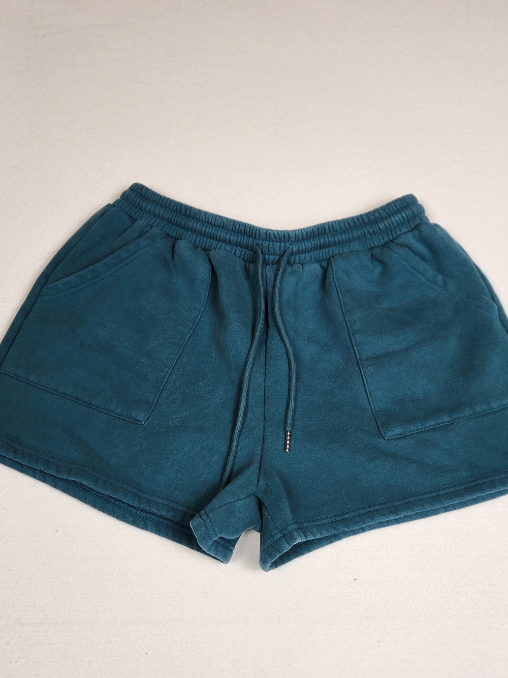 Everyday Athletic High-Waist Shorts in Teal XL